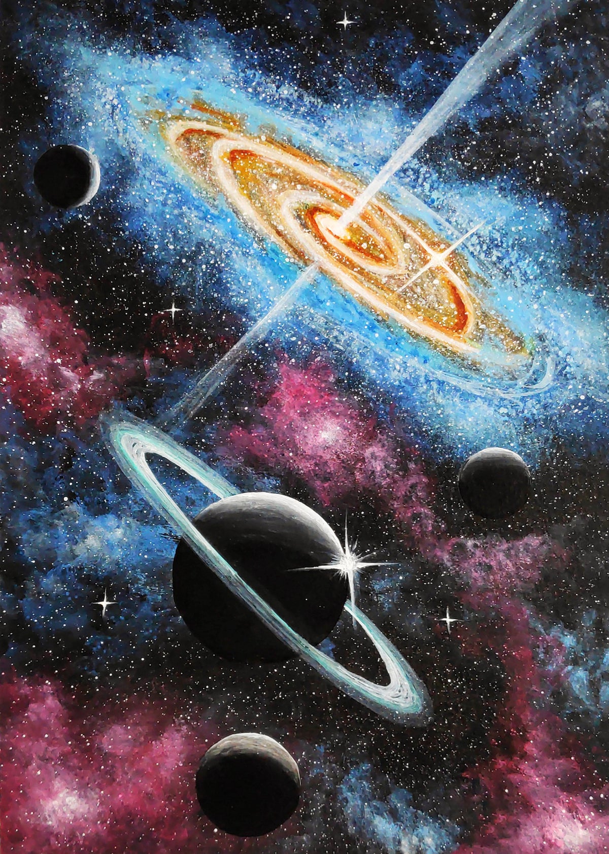 Space Galaxy | Diamond Painting — Happy Painting USA