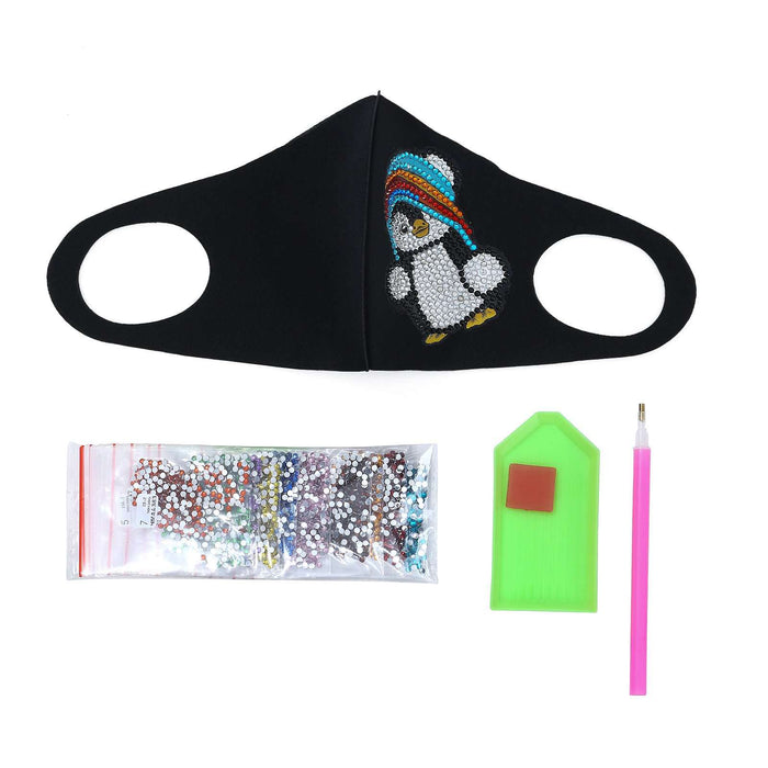 Penguin With Hat Face Mask