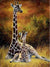 Giraffe Mother & Child