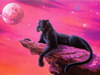 Load image into Gallery viewer, Black Panther on a Rock