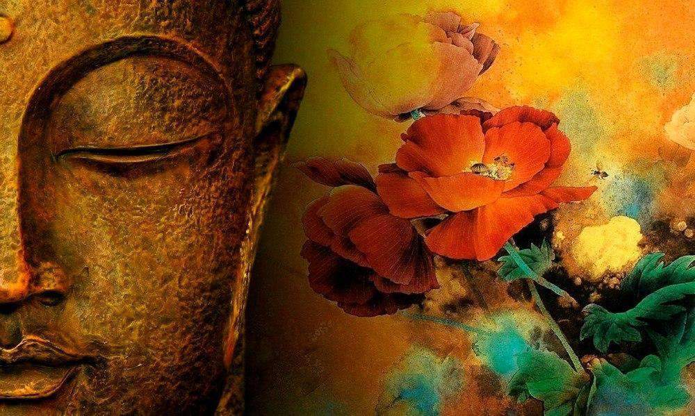 Buddha and Flower