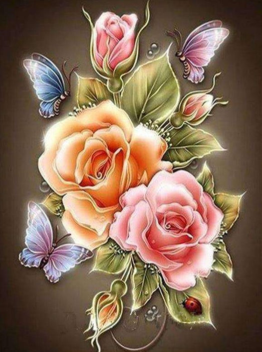 Dreamy Roses & Butterflies