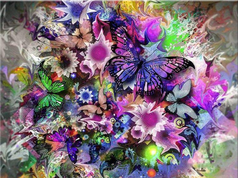 Coloured Butterflies