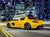 Yellow Sports Car in the City