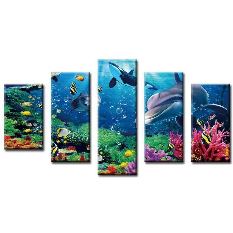 Ocean Dolphin Fish Diamond Painting — Happy Painting USA