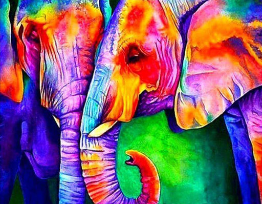 🔥LAST DAY 80% OFF-Colorful Elephant – Diamond Art Paintin®