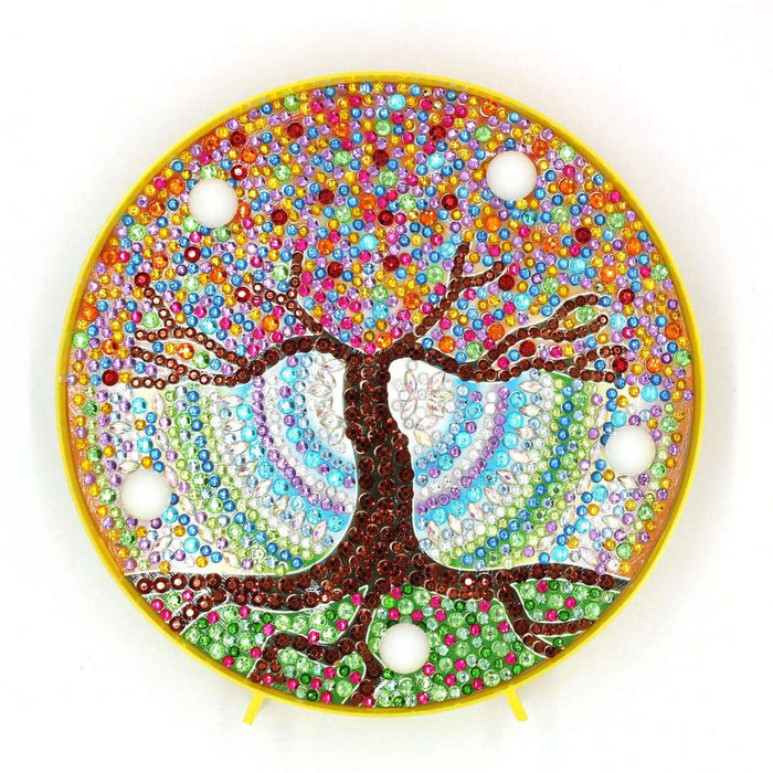Round Lamp Mandala Tree Of Life