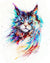 Watercolour Art Cat