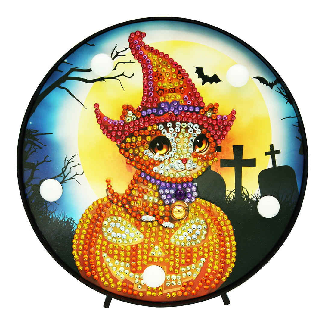 Halloween DP Lamp Cat Pumpkin Cartoon