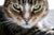 Cat Portrait Green Eyes