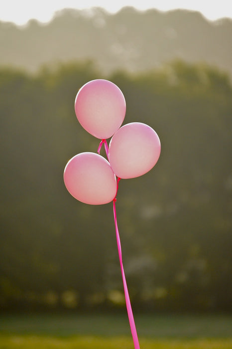 Pink Ribbon | Pink Balloons